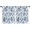 Blue Floral Leaf, variant on Blackout Kids Curtains,Brown Geometric Striped Pattern Childrens Insulated Curtains Set Of 2,Bedroom Essentials,Toddler Room Decor 42x54in(106x137cm)