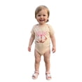thumbnail image 3 of BemeyourBBs Baby Girl Little Sister Big Sister Matching Outfit Nebworn Baby Girl Cowgirl Outfit Western Baby Summer Clothes Bubble Romper Letter Boot Print Short Sleeve Bodysuit Jumpsuit Playsuit, 3 of 9