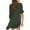 1-Army Green, variant on Teen Swim Cover Up Girl V Neck Chiffon Shirt Quick Dry Swim Dress Girls Coverups for Bathing Suits 12-13 Years