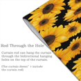 thumbnail image 4 of Door Curtain 34x56in Two Pieces Of Uniform Is Not Easy To Wrinkle The Room Shade And Dustproof For The Wall On The Door Or Window Yellow Sunflowers, 4 of 5