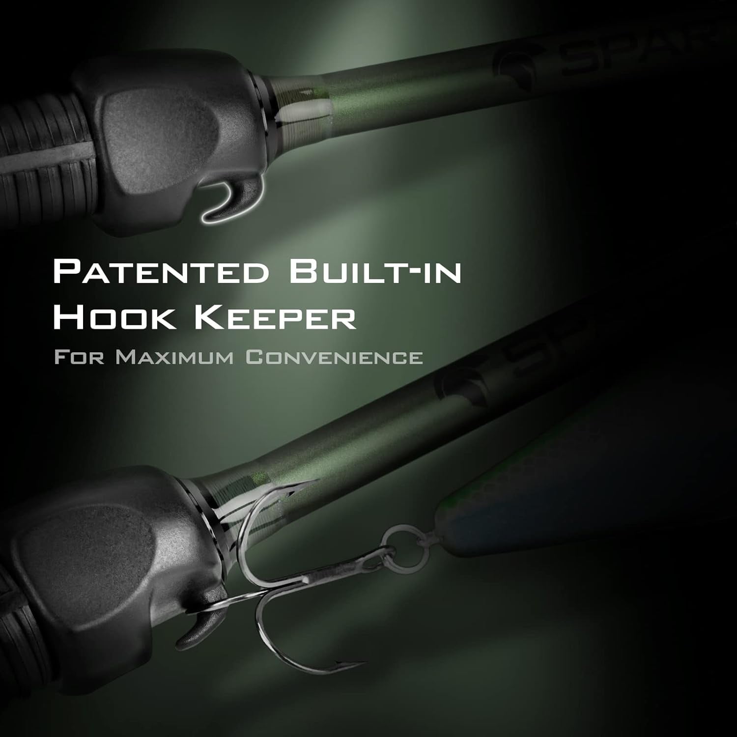 KastKing Fishing Rods - IM6 Graphite Blanks Casting & Spinning Rods, 2-Piece Rods with Extra Tip Section- Spartacus II