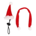 thumbnail image 2 of Gorro para mascotas ANGGREK bufanda disfraz navideño de reptil franela suave cálido para conejillos de indias lagarto hámster, 2 of 8