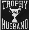 thumbnail image 2 of Trophy Husband No. 1 Hubby Award Men's Big & Tall Crewneck Sweatshirt Brisco Brands 5X, 2 of 5