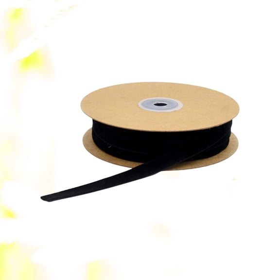 ETEREAUTY Cloth Ribbon Accessories in Black for Wrapping Packaging and DIY Crafts Elegant Style