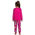 thumbnail image 3 of Disney 100 Girls Velour Long Sleeve Top and Pants Pajama Set, 2-Piece, Sizes 4-12, 3 of 5