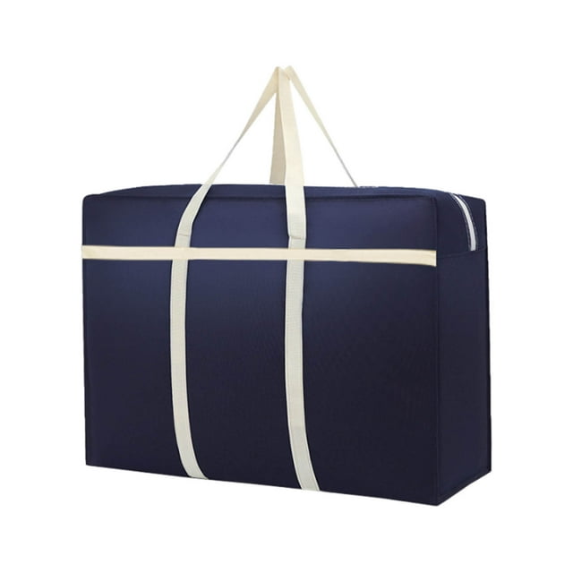 Ohufall Large Capacity Non-Woven Travel Moving Storage Bag Portable Duffel For Quilt With Closet Storage Organizer Storage For Closet
