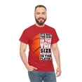thumbnail image 4 of DJH Apparel |Basketball Size of the Game in the Player Motivational T-shirt, 4 of 5