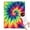 Rainbow Tie Dye, variant on Rainbow Tie Dye Mandala Pattern Blanket,Comfortable Soft Flannel Throw Blanket,All Season,Warm Lightweight Blankets for Sofa Bed Couch Living Room Chair,30"x40"