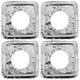 thumbnail image 1 of 10 protectores desechables cuadrados de aluminio para quemadores de estufa de gas. Protectores resistentes para estufas de gas. Mantenga su estufa limpia de derrames de aceite y grasa., 1 of 7