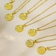 thumbnail image 4 of Z.LP Jewelry T-letter Coin Pendant Necklace, 4 of 7