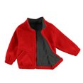 thumbnail image 4 of Kids Full Zip Fleece Jacket with Stand Collar and Elastic Cuffs for Boys and Girls Suitable for Daily Wear School Outdoor Activities, 4 of 6