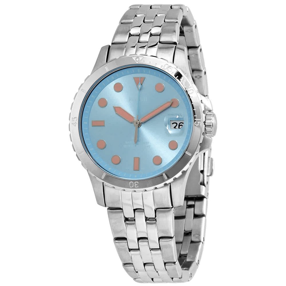 Fossil Fossil FB01 Quartz Blue Dial Ladies Watch ES4742 Walmart