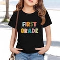 thumbnail image 2 of LIJCC Garçons Filles Premier Jour de Première Année Rentrée des Classes T-Shirt en Coton Manches Courtes T-Shirt Haut Imprimé Lettre Haut Rentrée des Classes, 2 of 5