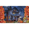 thumbnail image 1 of Toland Home Garden 800268 Spooky Manor 18 x 30 Inch Decorative, 18" x 30", Doormat, 1 of 6