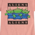 thumbnail image 3 of Toy Story 4 - Type Block Aliens - Toddler & Youth Girls Short Sleeve Graphic T-Shirt, 3 of 5