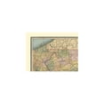 thumbnail image 5 of Historic State Map - Pennsylvania - Cram 1888 - 30.73 x 23 - Vintage Wall Art, 5 of 5
