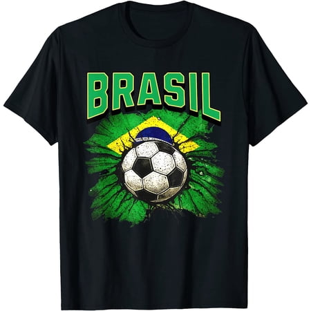 2026 Brasil Cup Flag Soccer Pride Futbol Family T-Shirt