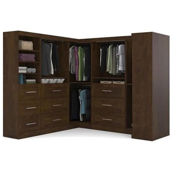 Bestar 26858-69 Pur 100 in.  Optimum Kit Chocolate