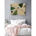 thumbnail image 3 of Vintage Christmas Canvas Print Wall Art Green Xmas Tree Star Snowflake Wood Striped Pictures Painting Morden Artwork for Living Room Bedroom, Ready to Hang - 12"x16", 3 of 6