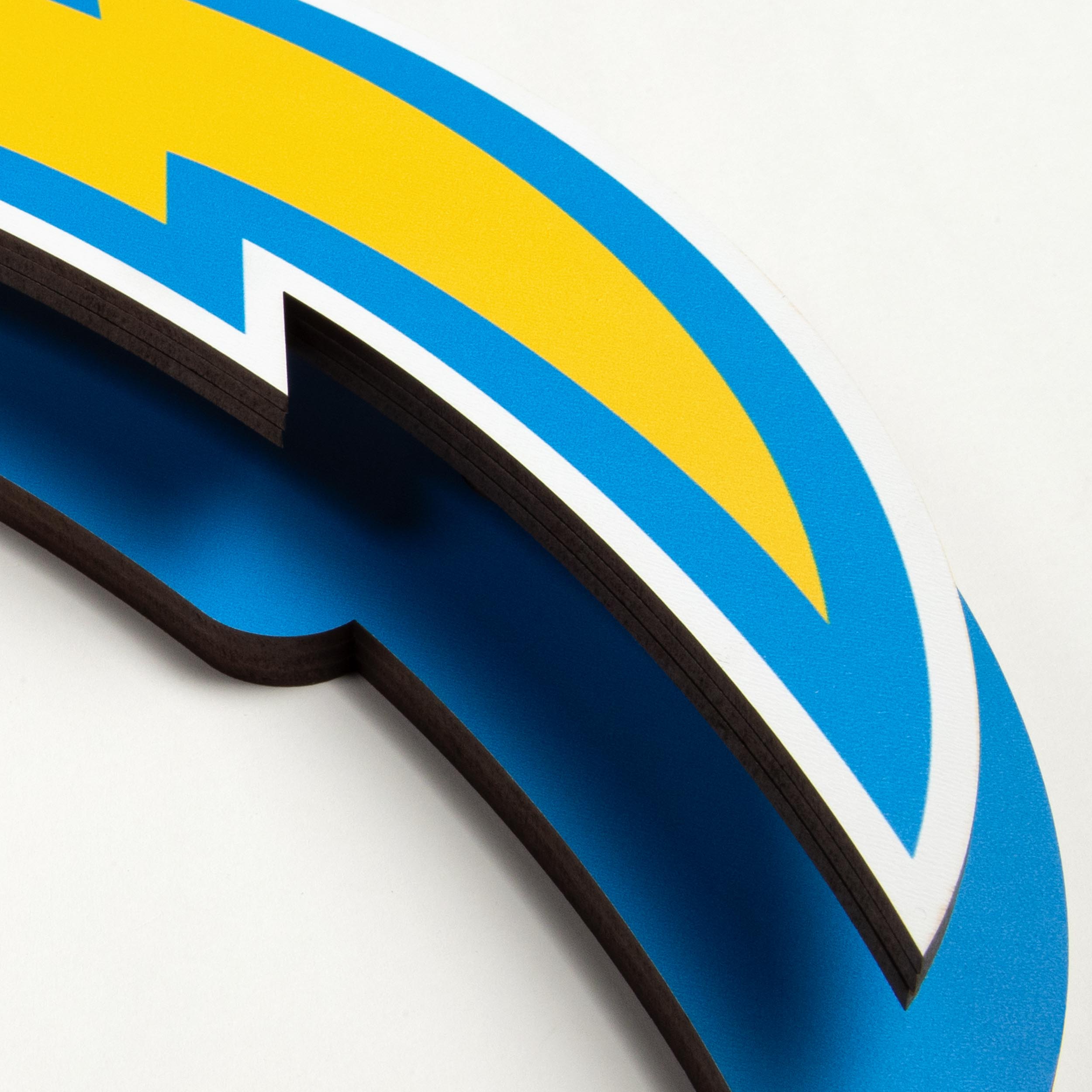 YouTheFan NFL Los Angeles Chargers 3DX Die Cut Wall Art