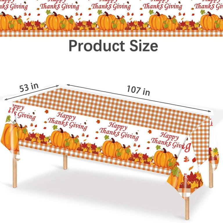 WorldBazaar Thanksgiving Coloring Tablecloth for Kids 88 x 54 Craft  Activity Paper Table Cover Disposable Fall Holiday Party Decorations