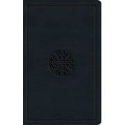 CROSSWAY ESV Large Print Value Thinline Bible (Trutone, Navy, Mosaic Cross Design) (Large Print) (Hardcover)