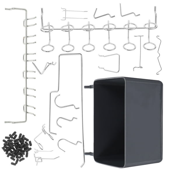 GOOHOCHY 120Ud Gancho Herramienta Para Tablero Organizador Accesorios Variados Resistentes Para Uso En Hogar