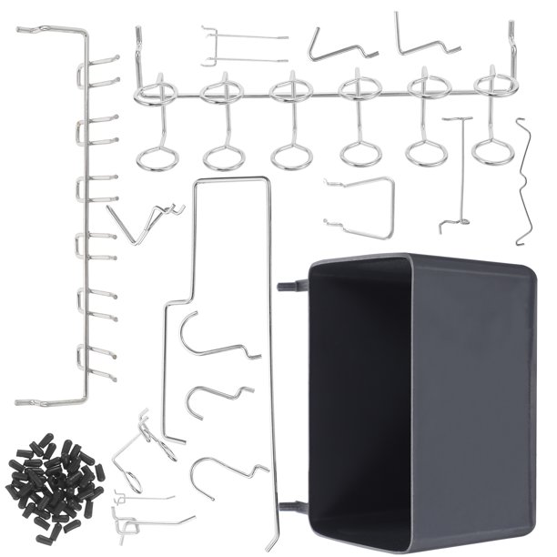 GOOHOCHY 120Ud Gancho Herramienta Para Tablero Organizador Accesorios Variados Resistentes Para Uso En Hogar