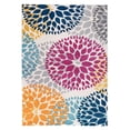 thumbnail image 2 of Tapis de Zone Design Cercles Floraux Modernes 3 Pieds1 Pouces x 5 Pieds Multi, 2 of 2