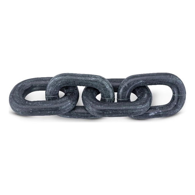 Meridian Furniture Lynx Green Marble Decorative Chain Links