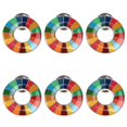 thumbnail image 1 of 6 Pcs Enamal 17 Colors Sustainable Development Goals Brooch United Nations Pin Badge, 1 of 5