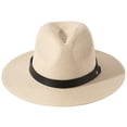 thumbnail image 1 of hirigin Straw Visor with Rivet Strap Decoration Simple Style Beach Cap, 1 of 9