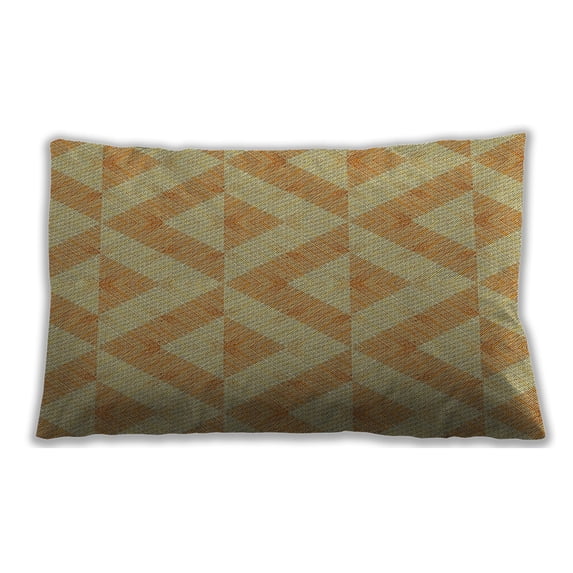 Ahgly Company Indoor Rectangular Patterned Lumbar Throw Pillow, 13 inch by 19 inch