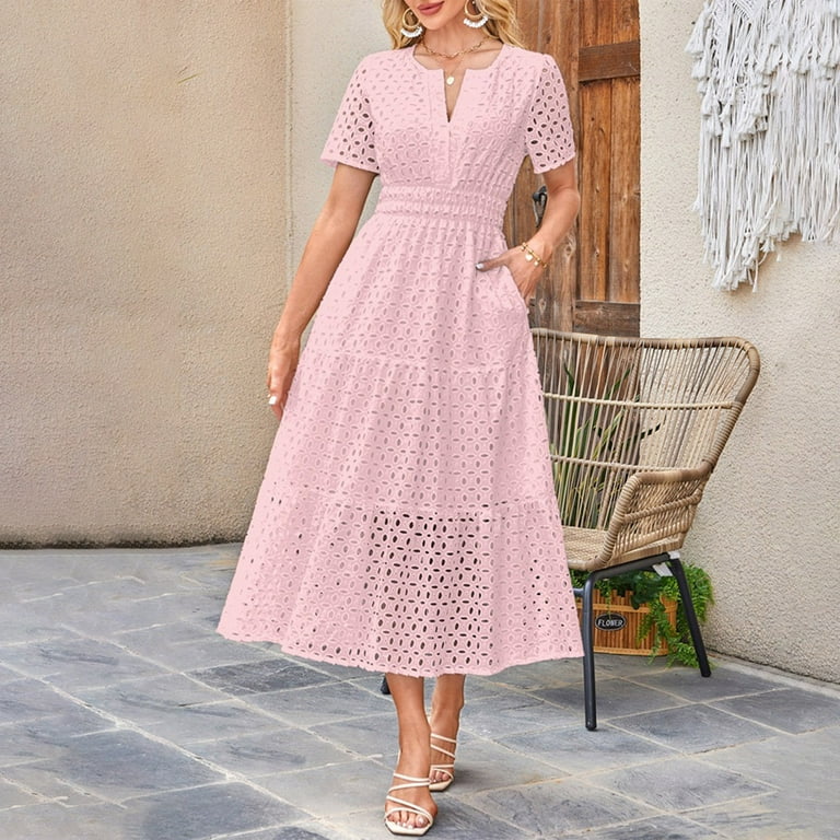 chinese dress ladies dELiA*s by Dolls Kill Eyelet Sheer Button Up Maxi Dress