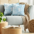 thumbnail image 5 of Ambesonne Nature Throw Pillow Cover 2 Pack, Glisten Fish Sunlight, 20", Blue Purple White, 5 of 7