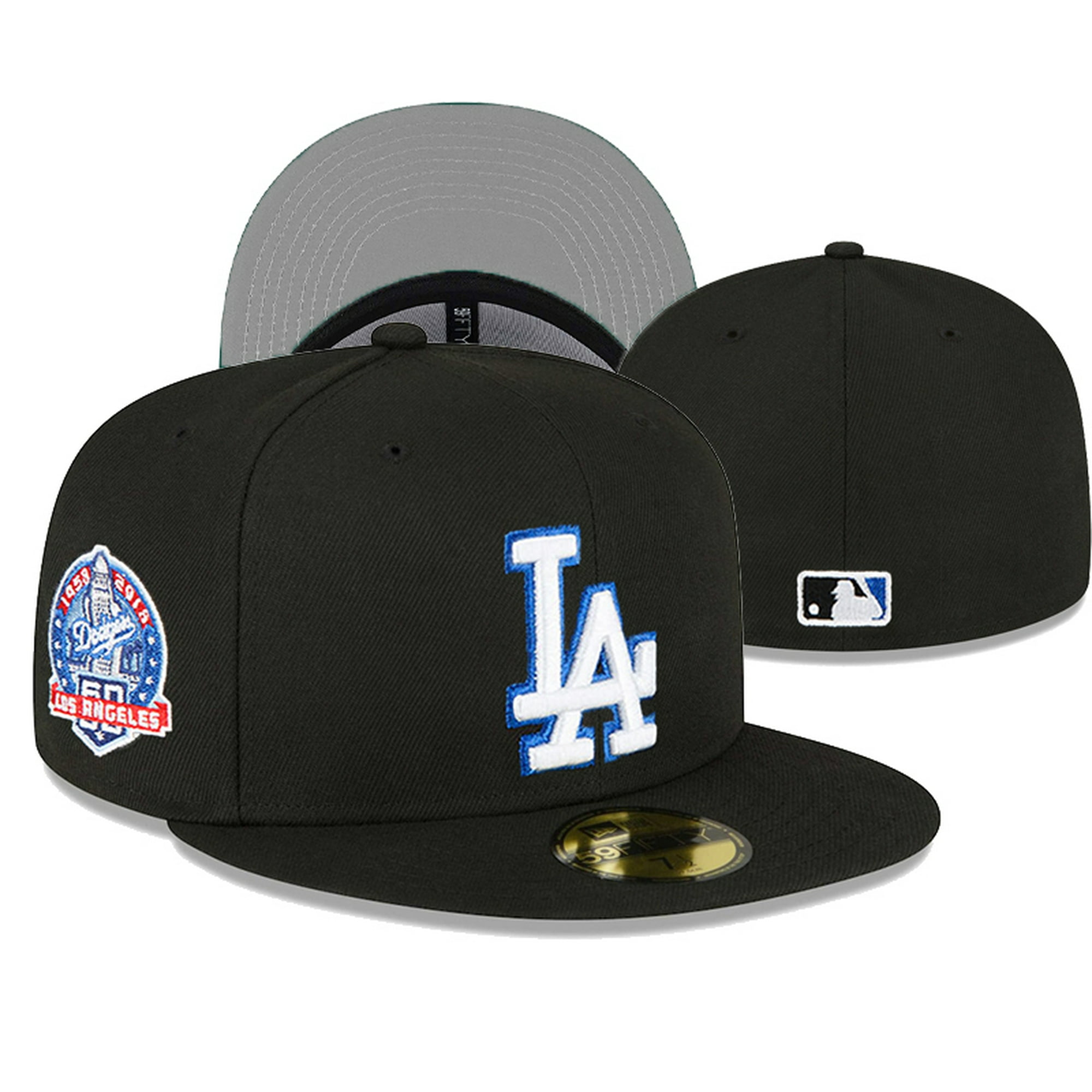 High quality Top 2024 New Era MLB LA Dodgers Los Angeles Men Women Close Full Fitted Cap Hip Hop Hat Topi snapback cap flat brim hat DODGERS Closed Non Adjustable NY Full Cap