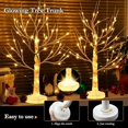 thumbnail image 3 of 2 Pcs 2ft Lighted Birch Tree Decor with Timer, USB, Battery Powered Artificial Branch Tree with 8 Modes, Remote Control, Tabletop Tree Light for Christmas Decor Indoor(Classic Style) Warm White Warm, 3 of 5