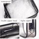 thumbnail image 2 of ShiYe toys store Paquete de 2 bolsas de maquillaje pequeñas negras Mini bolsa de maquillaje transparente con cremallera Bolsa de maquillaje Bolsa de cosméticos pequeña para bolso Artículos esenciales, 2 of 5