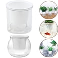 thumbnail image 3 of Pot de Fleurs Auto-Arrosant Mini Design Rond pour Plantes Succulentes d'Intérieur, 3 of 4