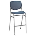 thumbnail image 2 of KFI Studios KOOL Armless Stack Barstool, Navy, 2 of 2