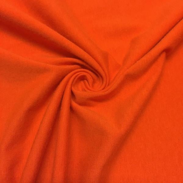 Cotton Jersey Lycra Spandex knit Stretch Fabric 58/60" wide (Orange