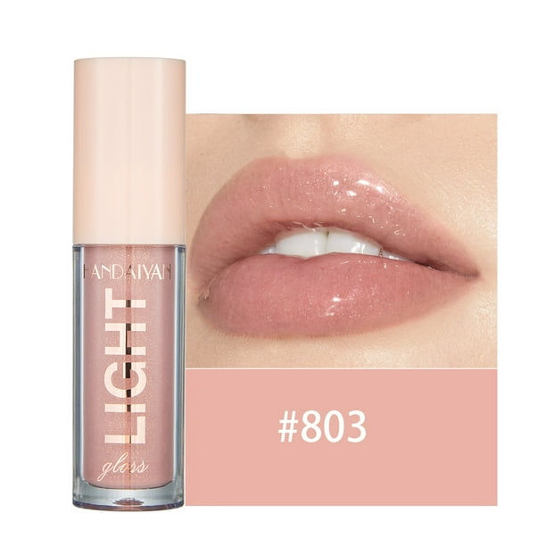 Fiudx Brillo Labial Hidratante En Brillo Perlado, Labial Hidratante En Larga Duración, Inmobiliario En Labios, Maquillaje Diario, para Mujeres En Estilo, 12 Colores a Legir