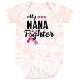 thumbnail image 3 of Inktastic Breast Cancer Awareness My Nana is a Fighter Boys or Girls Baby Bodysuit, 3 of 5