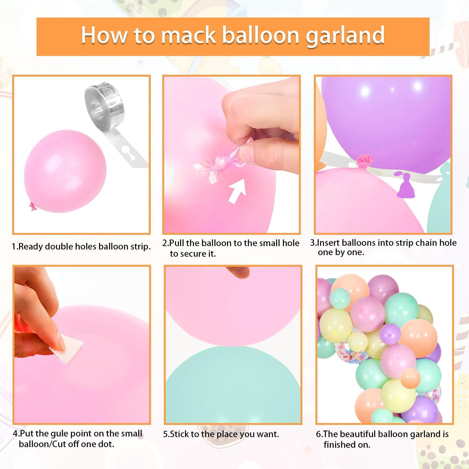 Boba Tea Birthday Party Decorations Milk Tea Happy Birthday Backdrop Macaron Rainbow Balloon Garland Arch Kit for Boys Girls Birthday Party Decor Supplies