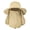 Khaki, variant on Unisex Sun Hat Wide Brim UV Protection with Face Cover Neck Flap for Hiking Fishing Khaki