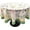 Leaves and Flower, variant on Easter Tablecloth Rectangle/Oval Spring Eggs Bunny Pink and Green Buffalo Plaid Tablecloths Waterproof Table Cloth for Kitchen Indoor Outdoor Table Cover for Dining/Party Decoration 60x120in