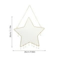 thumbnail image 2 of MLINS Golden Metal Wall Jewelry Organizer for Easy Earring Display and Home Decoration, 2 of 8