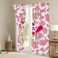 thumbnail image 3 of Homewish Milk Cow Print Curtains Pack of 2 (42x84 Each),Chic Cowgirl Hat Curtains Blackout,Pink White Bedroom Curtains For Girls Teens,Breathable Home Decor, 3 of 6