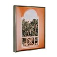 thumbnail image 3 of Stupell Tropical Palm Trees Window View Landscape Photography Gray Floater Framed Art Print Wall Art, 3 of 6