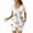 #4_Pink, variant on Cotton Pajamas for Women Sets Floral Print Loungewear Suits U Neck Tees Shorts Sleeve Pajama Tops Stretched Elastic Waist Shorts Comfort Casual Nightgown Pjs Suits